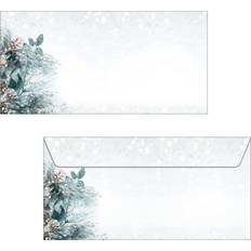 Postage & Packaging Supplies Sigel Christmas Envelope Eucalyptus Magic 50-pack