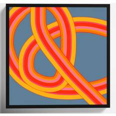 AllModern Twist Series I Hawaiian Black Framed Art 16x16"