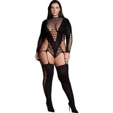 Le Désir Kalyke Bodystocking with Turtleneck