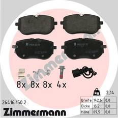 Skoda Systèmes de Freinage Zimmermann 26416.150.2 Jeu De Plaquettes De Frein