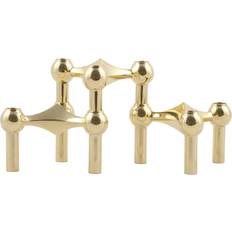 Stoff Einrichtungsdetails Stoff Nagel Brass Teelicht 6.5cm 3Stk.