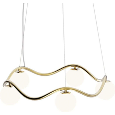 Baldakin messing Rebello Decor Circle Of Life Brass/Opal Pendel ∅ 65cm