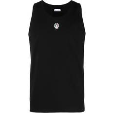 Dolce & Gabbana Herre Ærmeløs Top Med DG-Patch Sort