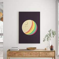 East Urban Home Moon Jason Detmer - Canvas Graphic Framed Art