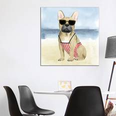 Happy Larry Hot Dog I Framed Art