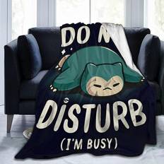 KEROTA 200CM X 150CM Snorlax Fleece Micro Blankets