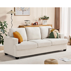 Ebern Designs White Furniture Ebern Designs Terise 89"" Upholstered Chenille Sofa