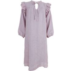 Forudbestilling Bcmelina Frill Dress MIDI Calypso Rose rosa
