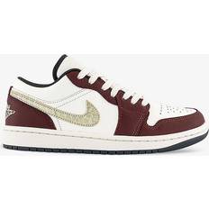 Nike Womens Cny Sail Metallic Air Jordan Low Panelled Leather Low-top Trainers Eur 42/ Women