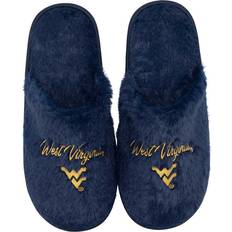 Synthetic - Women Slippers Zoozatz West Virginia Mountaineers Team Faux Fur Slippers - Navy Blue