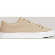 Tommy Hilfiger Essential Canvas Lace-Up Trainers BEIGE