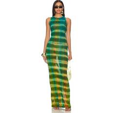 Batik Kleider Cotton Citizen MAXIKLEID RIO in Green. M, S, XS. Green