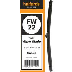 Halfords Flat Wiper Blade Single Fw22