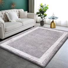 Aspire Homeware 200x290 Shaggy Soft Carpet Grey