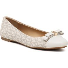 Michael Kors Ballerinas Michael Kors Andrea Logo Ballet Flat - Natural