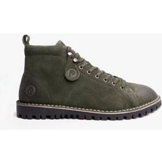 Popps 1961 MOD Mens Suede Boots Green-12