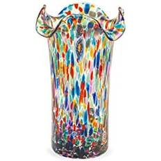 H&H Venetian Scalloped Vase