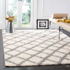 Carpets & Rugs Ebern Designs Chihiro Hooked Ivory Rug White