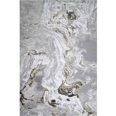 Etta Avenue Boudreaux Grey/Gold Rug