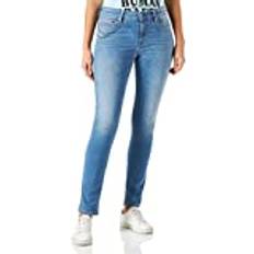 Replay Damer Luzien Rose etikett jeans, 010 ljusblå x 28L