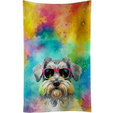 Carolines Treasures Schnauzer Hippie Dawg Kitchen Towel