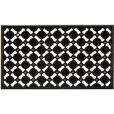 None Outdoor Rubber Circles Doormat