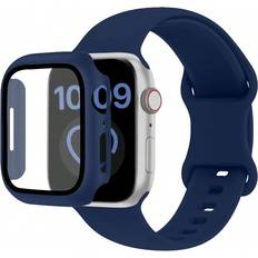 Shein 3-In-1 Includes A Wristband, Case, And Film For Women Men. I Fashion Classic Monochrome Band 38mm 40mm