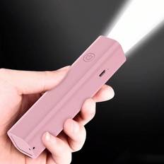 Shein 1pc Rechargeable 400mah Mini Flashlight, Plastic Material, 1w Power, 5 Colors Available, Portable And Waterproof, Suitable For Outdoor Activities Such