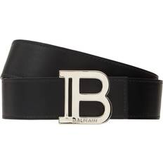 Balmain Belts Balmain Riem Met Logoplakkaat - Zwart