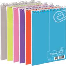Steno Pads Spiral 6 Pack 6 x 9 80 Sheets