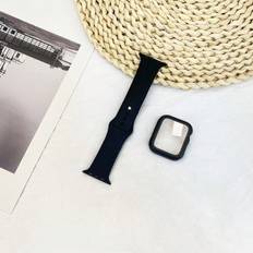 Shein 3-In-1 Includes A Wristband, Case, And Film For Women Men. I Fashion Sports Monochrome Band 38mm 40mm