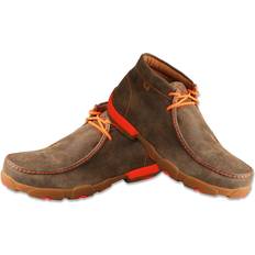 Chukka Boots Twisted X Twisted X Boots MDMST04 DSMen`s Work Steel Toe Chukka Driving Moc Bomber/Orange W