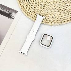 Shein 3-In-1 Includes A Wristband, Case, And Film For Women Men. I Fashion Sports Monochrome Band 38mm 40mm