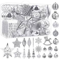 SHareconn SHareconn 100pcs Balls Shatterproof Christmas Tree Ornament