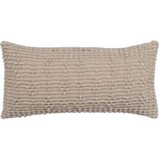 Lino Almohadas BigBuy Home Algodón Beige 30 x 60 cm Funda de cojín Beige (60x)