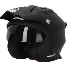 Open Faces Motorcycle Helmets Acerbis Aria Open Face Helmet - Black/White