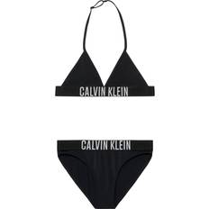 Bikinis Children's Clothing Calvin Klein Kid's Triangle Bikini Set - Pvh Black (KY0KY00054BEH)