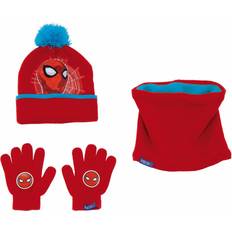 Marvel Barnkläder Marvel Hat, Gloves and Neck Spider-Man Great power Blå Röd