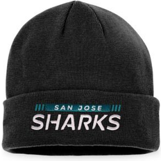 Fanatics Branded Men's Black San Jose Sharks Authentic Pro Rink Cuffed Knit Hat