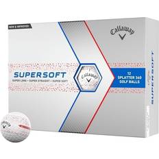 Callaway Pelotas de golf Callaway BL CG SUPERSFT 23 Red Splatter 12B PK