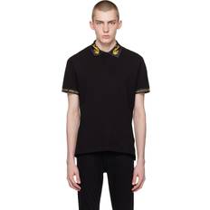 Versace Jeans Couture Black Printed Polo EG89 BLACK/GOLD