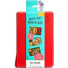 Fit & Fresh Fit + Fresh Multi-Flex Bento Box, Reusable, Customizable Lunch 2 Food Container