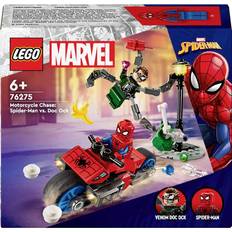 Spider-Man Toys LEGO Marvel Motorcycle Chase Spider Man Vs Doc Ock 76275