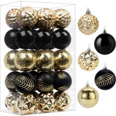 SHareconn SHareconn 30ct 2.36 Inch Balls Colored Christmas Tree Ornament