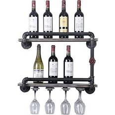 Glass Wine Racks na Rustic Wine Rack