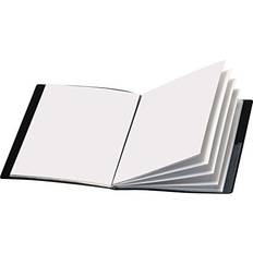 Custom ShowFile Presentation Book 12 Pockets 24 Letter-Size Sheets Black
