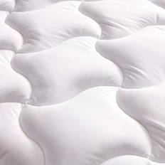 SLEEP ZONE SLEEP ZONE Pad Twin Mattress Cover White (190.5x99.1)