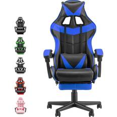 SOONTRANS Soontrans Ergonomic Office Chair,High Back Computer Gaming Chair,Video Gaming Chair with Height and Backrest Recline Adjustable,Full Armrest,Headrest and Lumbar Pillow Support