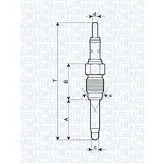 Magneti Marelli Candeletta 12V 10A M12X1,25 147 156 Sedan 156 Sportwagon