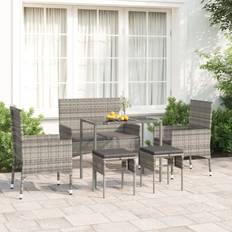 vidaXL 6-tlg. garten-lounge-set